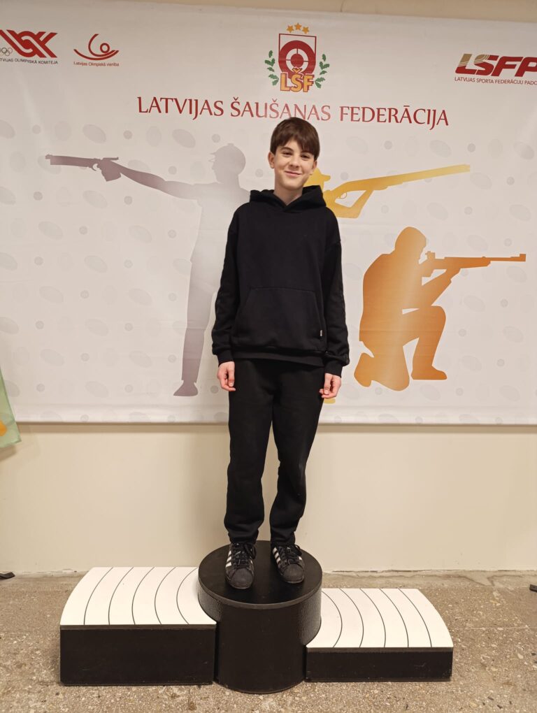 RBJC “Auseklis” šaušanas pulciņu dalība “Latvijas 2025.gada Jaunatnes čempionātā jaunākā vecuma grupā ložu šaušanā”