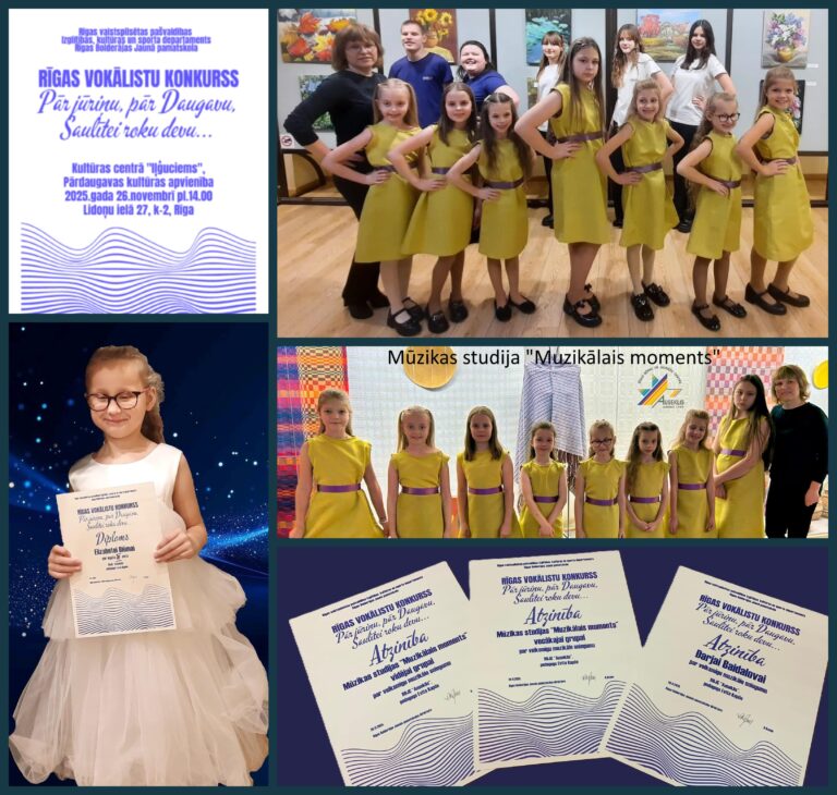 Piedalījāmies vokālistu konkursā “Pār jūriņu, pār Daugavu, Saulītei roku devu…”