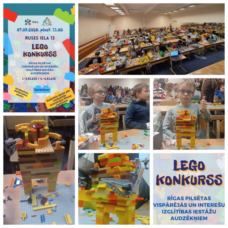 Piedalījāmies LEGO konkursā