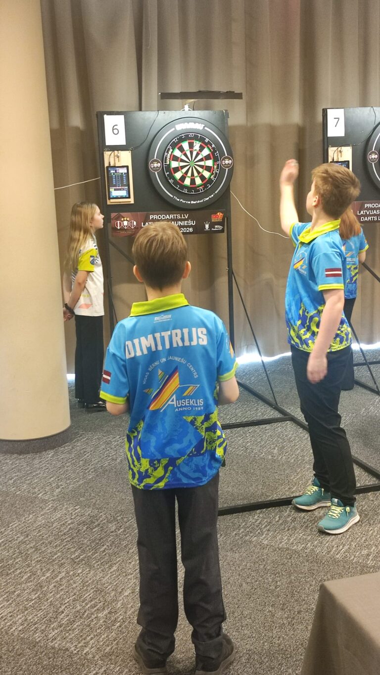 RBJC “Auseklis” šautriņmešanas pulciņa dalība Prodarts.lv Latvijas Jauniešu Darts Līgas 2026 – 2. posms