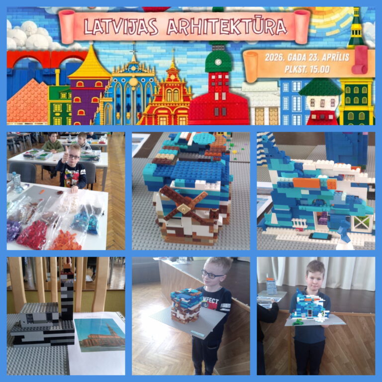 Latvijas arhitektūra Lego konstruktoru skatījumā