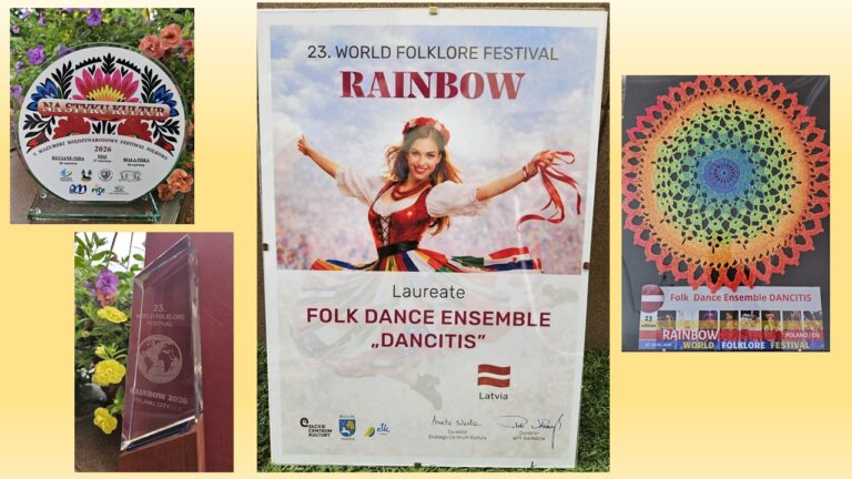 Dancītis starptautiskajā folkloras festivālā “World Folclore festival “Rainbow””