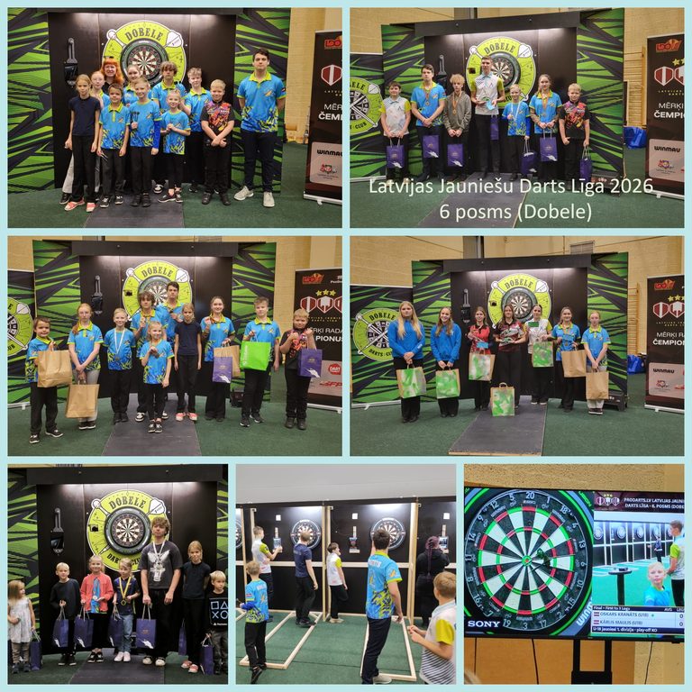 Prodarts.lv Latvijas Jauniešu Darts Līga 2026”- 6 posms (Dobele)
